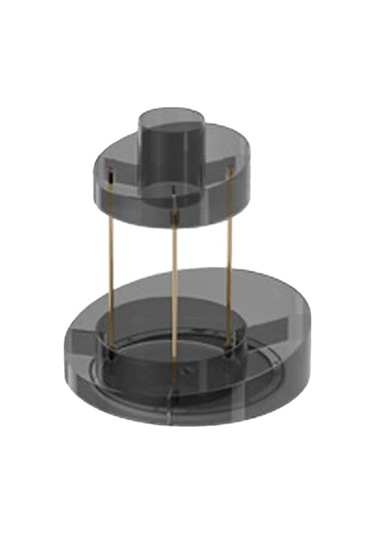 Gri Döner Kozmetik Dolabı - 2 Katlı Makyaj Organizasyon Kutusu, Banyo Dolabı, 360 Döner Makyaj Düzeni, Saçaklı Tahta Gri Gri