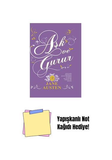 Aşk Ve Gurur Ciltli + Yapışkanlı Not Kağıdı