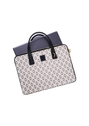 Minbag Marin Laptop Çantası 13 Inch Krem