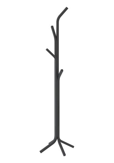 Bofigo Metal Elbise Askılığı Portmanto Askılık Siyah