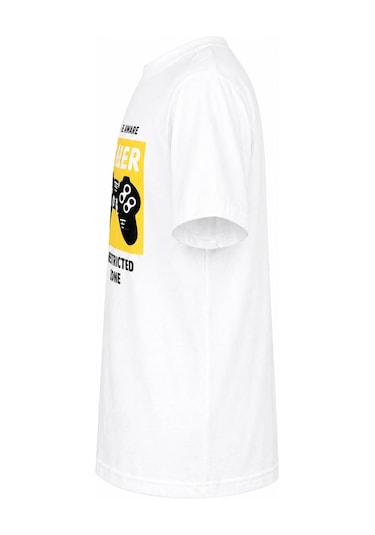Trender Gamer Baskı Beyaz Erkek Çocuk T-shirt 8035