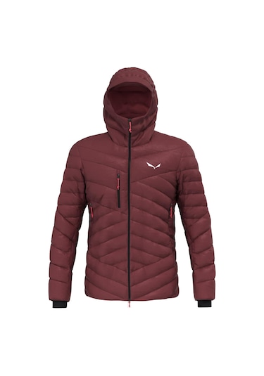 Salewa Ortles Med 3 Rds Down Erkek Ceket Mont Bordo