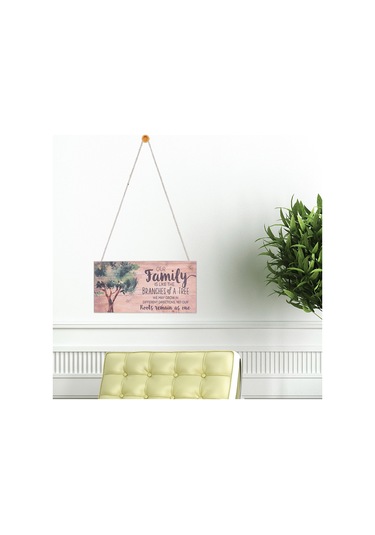 Shineyee 2 Adet Ahşap Askı Levha, Mdf Malzeme, Manzaralı Desen, Ev-café Dekorasyonu, 20x10cm, Direk Asılı Kullanim