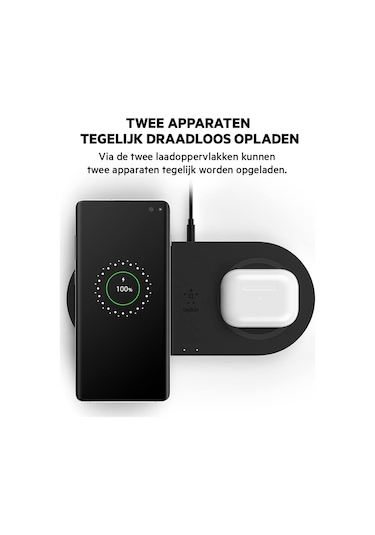 Belkin Çift Şarj Cihazı 15w Noir 82609356