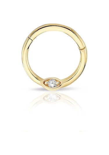 Lilarote Tektaş Altın Helix Piercing