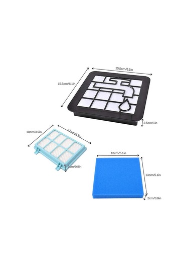 Geeroyoo Powerpro Hepa Filtre Ve Toz Torbaları Tüm Vakum Süpürgeleri İle Uyumlu Yedek Filtre Ve Aksesuarları