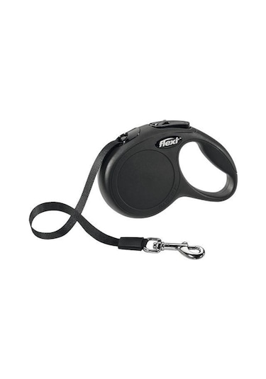 Flexi New Classic Serit Siyah Xs Gezdirme Tasması 3 Mt Siyah