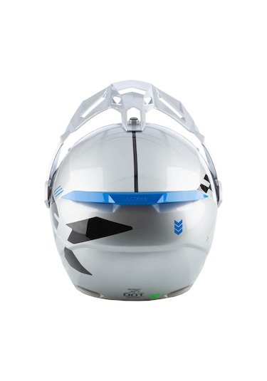 Klim X1 Alpha Carbon Concept Korumalı Adv Motosiklet Kaskı Beyaz Mavi