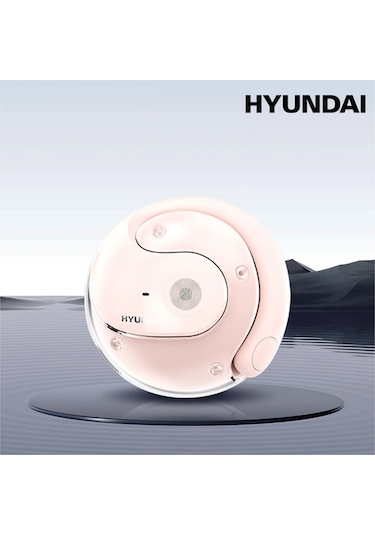 Mufunye Hyundaı Hy-t26 Ows Akıllı Çeviri Özellikli Kablosuz Bluetooth Kulaklık - Pembe