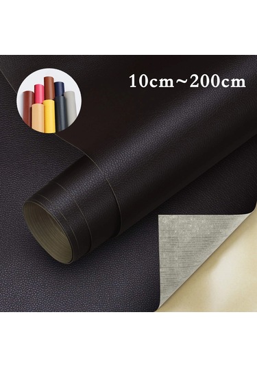 Kendinden Deri İçin Onarım Yama Bant Ev Dıy Fix Kanepe Moto Araba Koltuğu Burgundy 100cm X 138cm