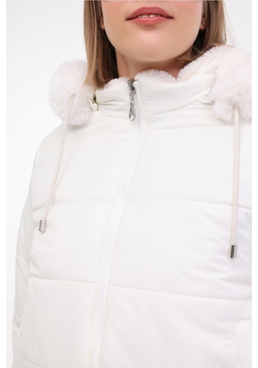 Lumberjack Wl Alba 2cn2120 4pr Ekru Kadın Kısa Kaban Bej