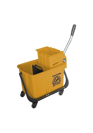 Omnisoft Uctm Bts732 Beta Plastik Tekerlekli Temizlik Seti 20 L Sarı