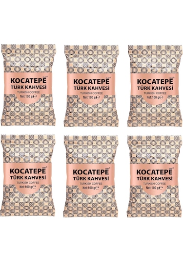 Kocatepe Türk Kahvesi 100 Gr X 6 Adet Öğütülmüş