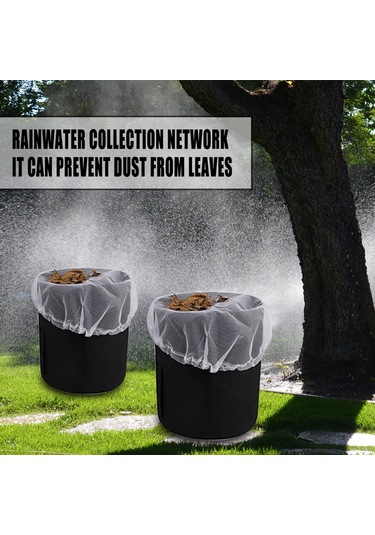 Yaleker Yağmur Tankı Koruma Ağı - İnce Dokulu Non-woven Kumaş, Çekmeceli, Yaprak Girişini Engeller - M Boy 500x400mm