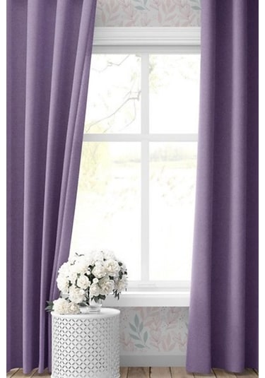 Blackout Lila Karartma Fon Güneşlik Perde Lila