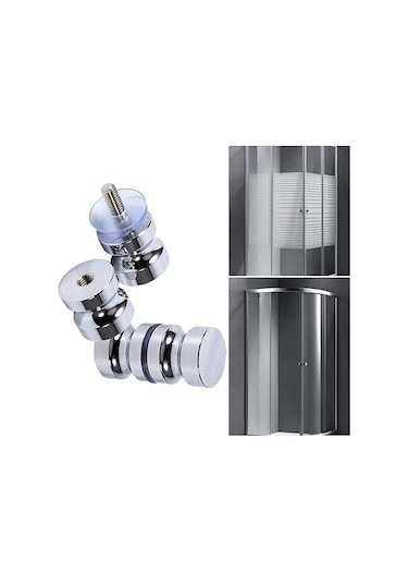 2 Adet Kapı Kolu Duş Başlığı Paslanmaz Çelik Kapı Kolu