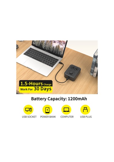 Moveevo Ultrasonik Şarjlı Taşınabilir Çok Fonksiyonlu İç/dış Havlama Önleyici