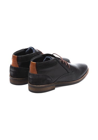 Bot Erkek 619 010 Wk-john May Orkut Suede Black Siyah