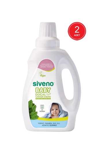 Siveno Baby Doğal Çamaşır Sabunu 2 x 750 ML