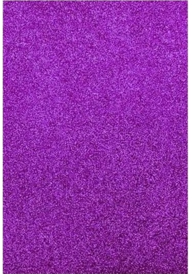 Simli Fon Kartonu 50x70 Mor Rulo Şeklinde - 4 Adet