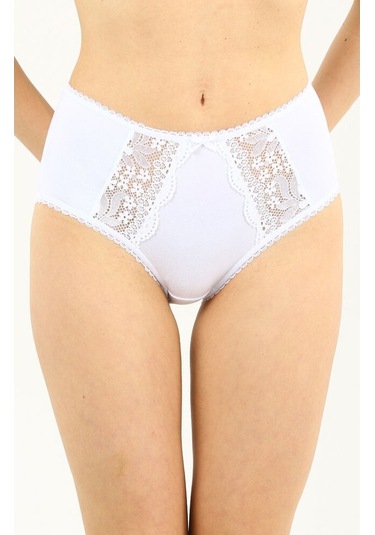 Imer Bayan Yüksek Bel Külot Dantelli Modal 4100