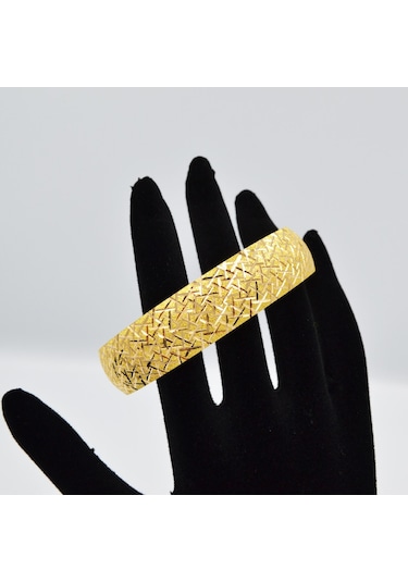 10 G 22 Ayar Kristal Desen Bilezik