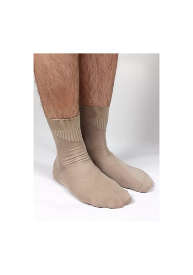 Brso Erkek Çorapları / 5 Çift Set 164064688 Bej