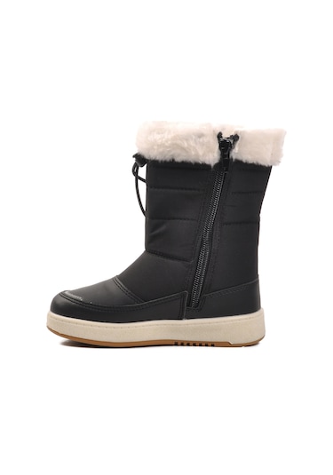 Siyah İçi Polarlı Kız Çocuk Bot Havana P Siyah