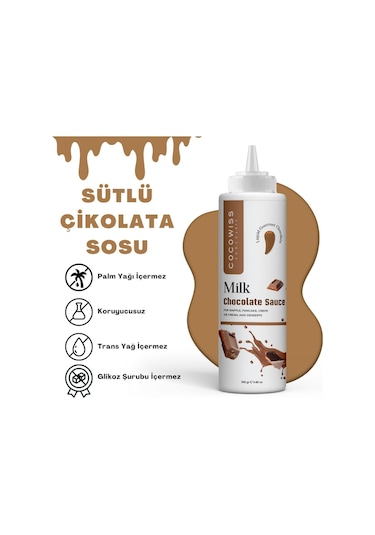 Cocowiss Chocolate Sütlü Çikolata Sos 300 G