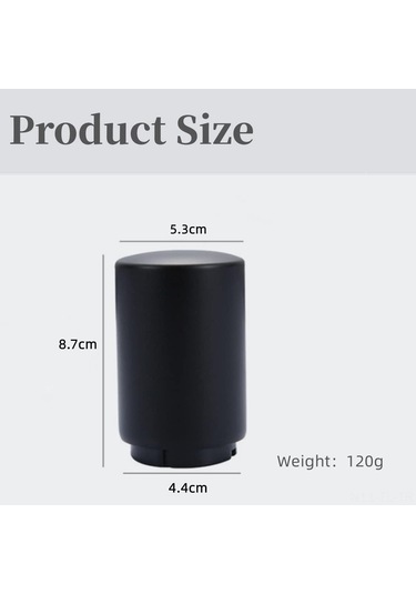 Lemestar Stainless Steel Otomatik Manyetik Basma Tipi Şişe Açıcı Siyah, 2 Adet Siyah