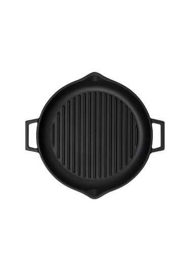 Aryıldız Döküm Demir Grill Yuvarlak 30 Cm - Siyah - 005ar421897 Siyah