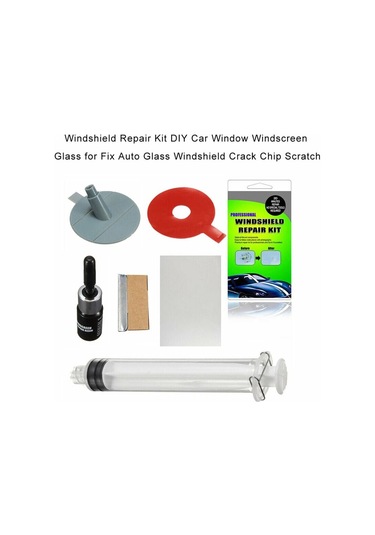 Mufunye Dıy Ön Cam Tamir Kiti Araba Pencere Ön Cam Cam Çizik Tamir Setleri Oto Camı Ön Cam Çatlak Çip Çiziklerini Sabitlemek İçin