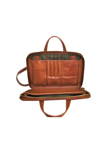 Gön Handmade Deri Evrak Ve Laptop Çantası ( Deta )