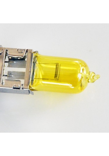 Oto Far Ampülü Sarı Işık 12V H1 H3 H4 H7 2 Adet