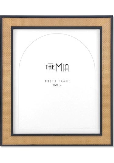 The Mia Retrato Fotoğraf Çerçevesi Siyah 30x25 Cm