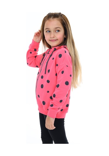 Toontoy Kız Çocuk Kapüşonlu Fermuarlı Baloncuk Baskılı Düşük Omuz Yırtmaç Detaylı Örme Hırka - 2 İplik Fuşya Toontoy Kız Çocuk Kapüşonlu Fermuarlı Baloncuk Baskılı Düşük Omuz Yırtmaç Detaylı Örme Hırka - 2 İplik Fuşya