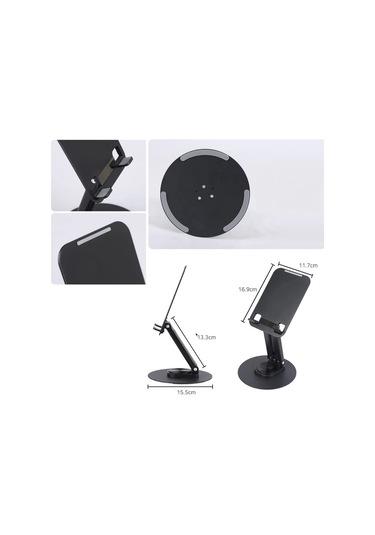 Pmr Masa Üstü Metal Tablet Tutucu - 360 Dönebilen Başlık