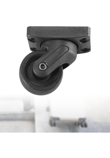 Homyl Bagaj Tekerlekleri, Bavul Yedek Parçalar Taşınabilir Siyah