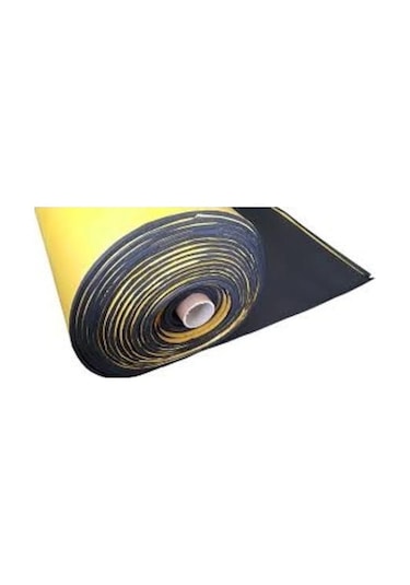 Oto Ses Yalıtım Malzemesi Kauçuk Sünger Yapışkanlı 9mm 1mt X 5mt