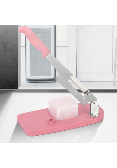 Homyl Dondurulmuş Et Hafif Için Masa Dilimleyici Gıda Kesici Pembe