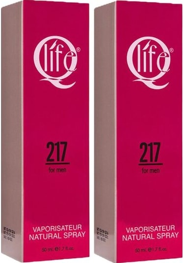 Q Life No:217 Erkek Parfüm EDC 50 ML x 2