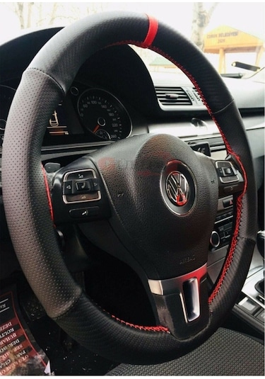 Tata Marina Alcantra Karbonlu Direksiyon Kılıfı