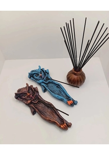 Tedi Sanat Baykuş Çubuk Tütsülük 2 Li