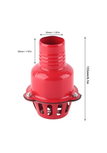 Pazly 2 İnç Alüminyum Alaşım Pompa Filtre Altı Çekvalf - Benzin Ve Dizel Motorlar İçin Dayanıklı Ve Taşınabilir