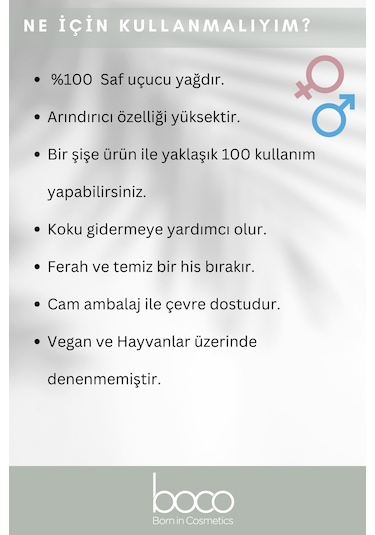 Boco Born In Cosmetics Nioli Buhurdanlık Uçucu Yağı 5 ML