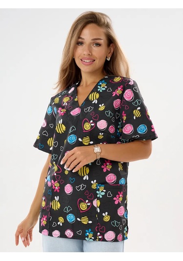 Nairimed Kadın Tıbbi Gömlek 376391679 Siyah