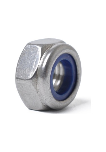 Cbtx 60 Adet Araba 304 Paslanmaz Çelik Kilit Somunları Naylon Ekleme Kilit Somunu Kiti M3-m10