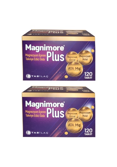 Magnimore Plus Magnezyum 2 x 120 Tablet
