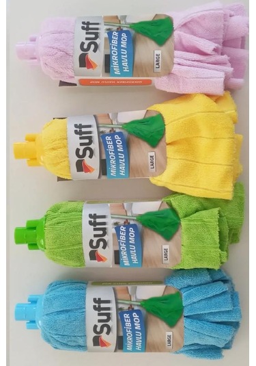 Suff 4 Adet Suff Mikrofiber Havlu Mop Large