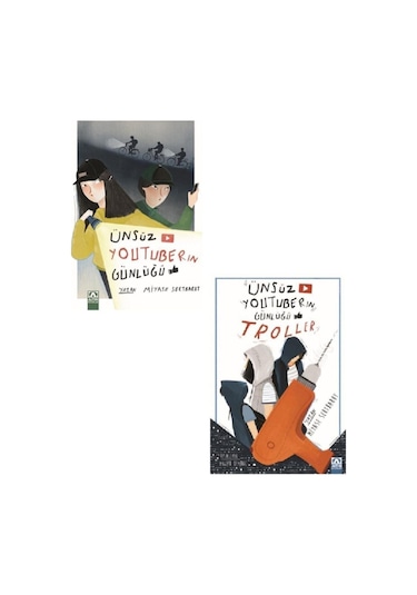 Ünsüz Youtuberın Günlüğü - 2 Kitap Set - Miyase Sertbarut